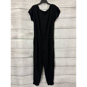 Women's Short Sleeve Long Pants Romper Size L
